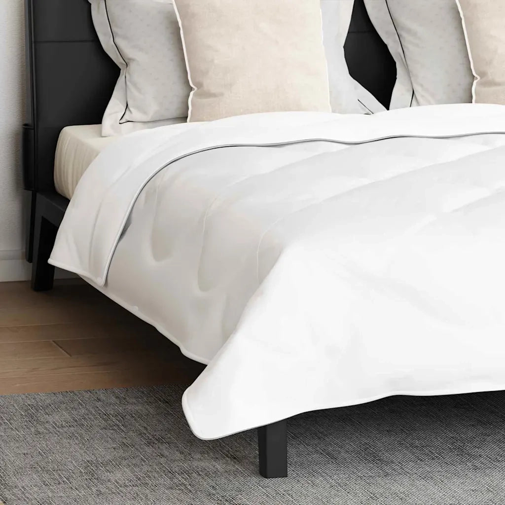 Set di piumini con cuscino 3 pcs Bianco 240 x 220 cm Microfibra