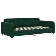 Letto singolo | Letto per adulti | Letto da Giorno Verde Scuro 90x200 cm in Velluto