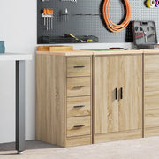 Armadietto da Garage Rovere Sonoma 30x51x85 cm 860582