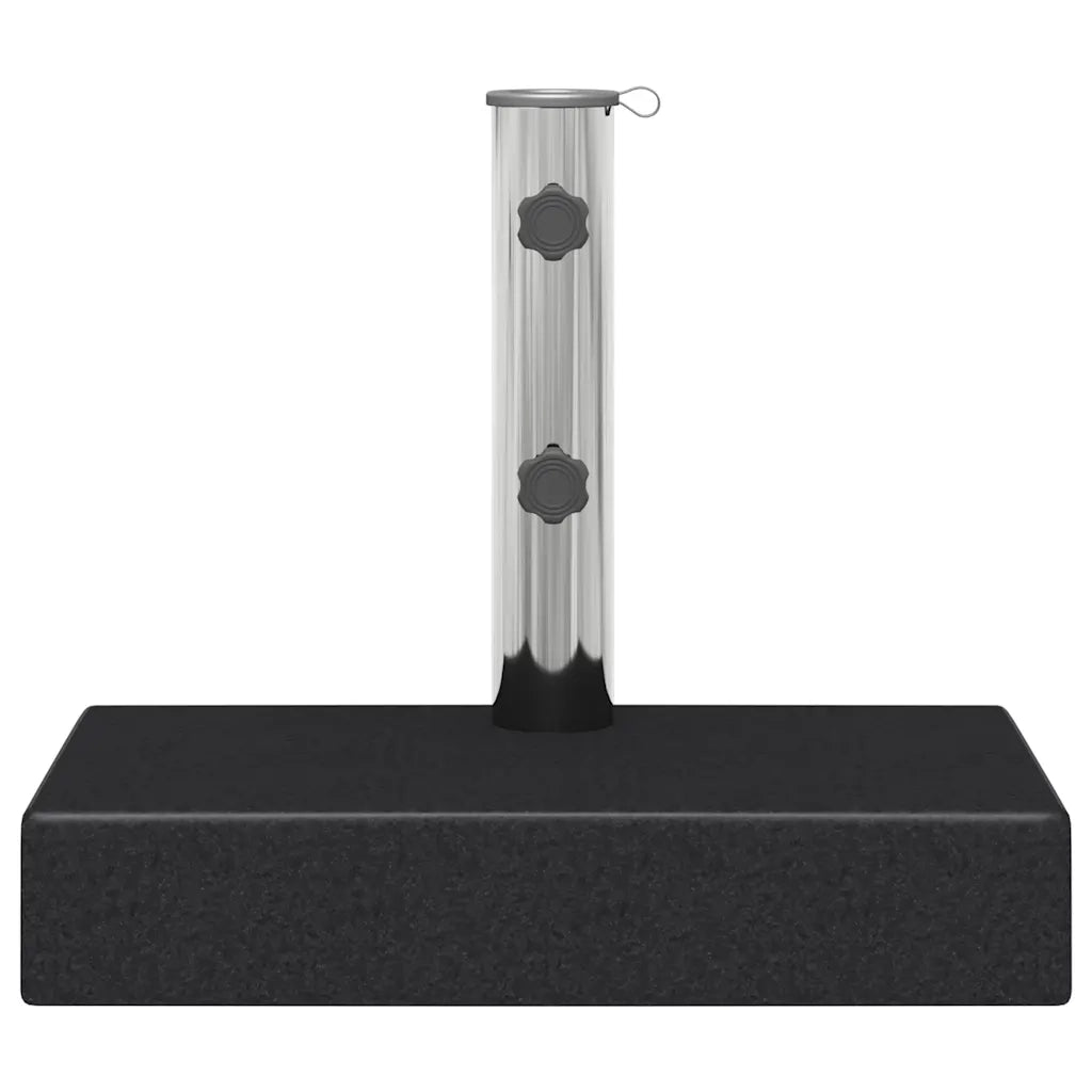 Base per Parasole in Granito Rettangolare 25 kg Nera CFW7543324
