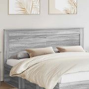 Testiera con testiera Grigio Sonoma 200 cm Legno multistrato 887422
