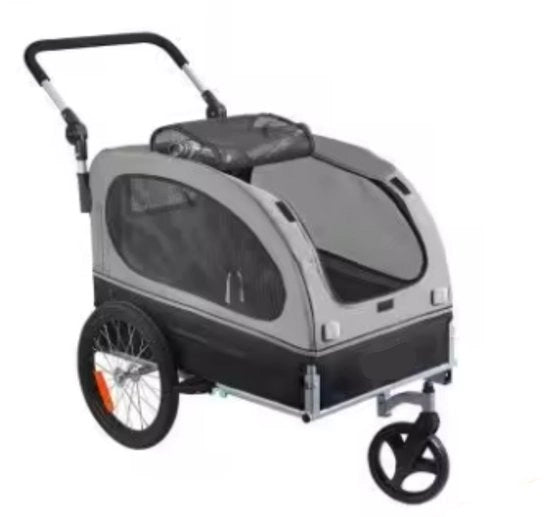 Carrello per Bicicletta Portatile - Opzionale con Ruote - Inclusi Fari - Massima Capacità 40 KG