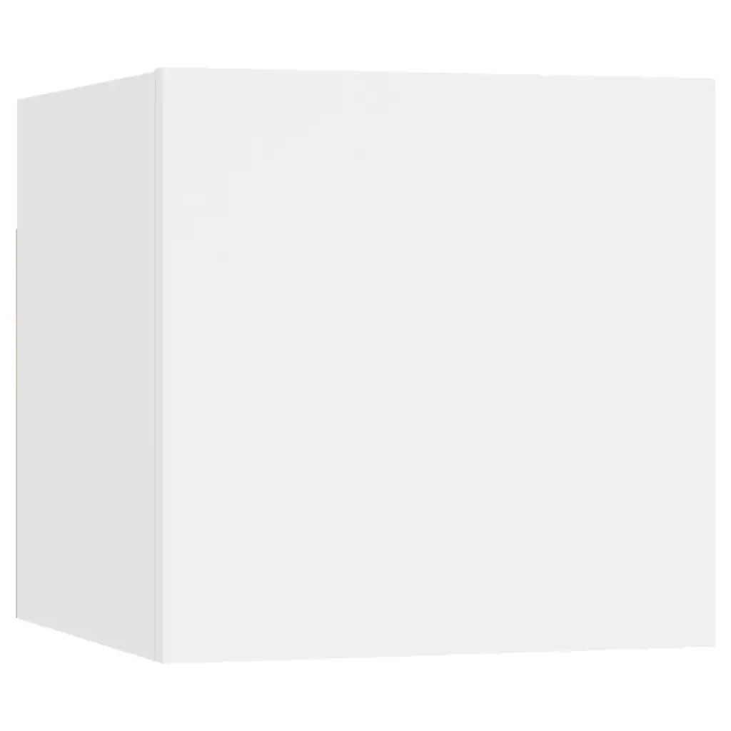 Set Mobili Porta TV 10 pz Bianco in Legno Multistrato 3078737