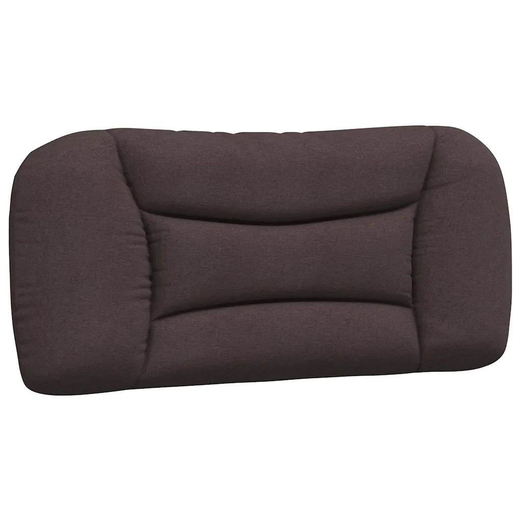Giroletto senza Materasso-Struttura Letto Hvar Marrone Scuro 80x200 cm Tessuto