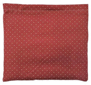 Cuscino a Semi di Ciliegio CE Certificato - 100% Cotone - Applicazione Calda/Fredda - Dimensioni Compresse 19×18 cm - Riemileno Naturale a Semi di Ciliegio - Ideale per Collo e Spalle - Cuscino Caldo