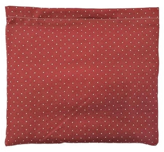 Cuscino a Semi di Ciliegio CE Certificato - 100% Cotone - Applicazione Calda/Fredda - Dimensioni Compresse 19×18 cm - Riemileno Naturale a Semi di Ciliegio - Ideale per Collo e Spalle - Cuscino Caldo