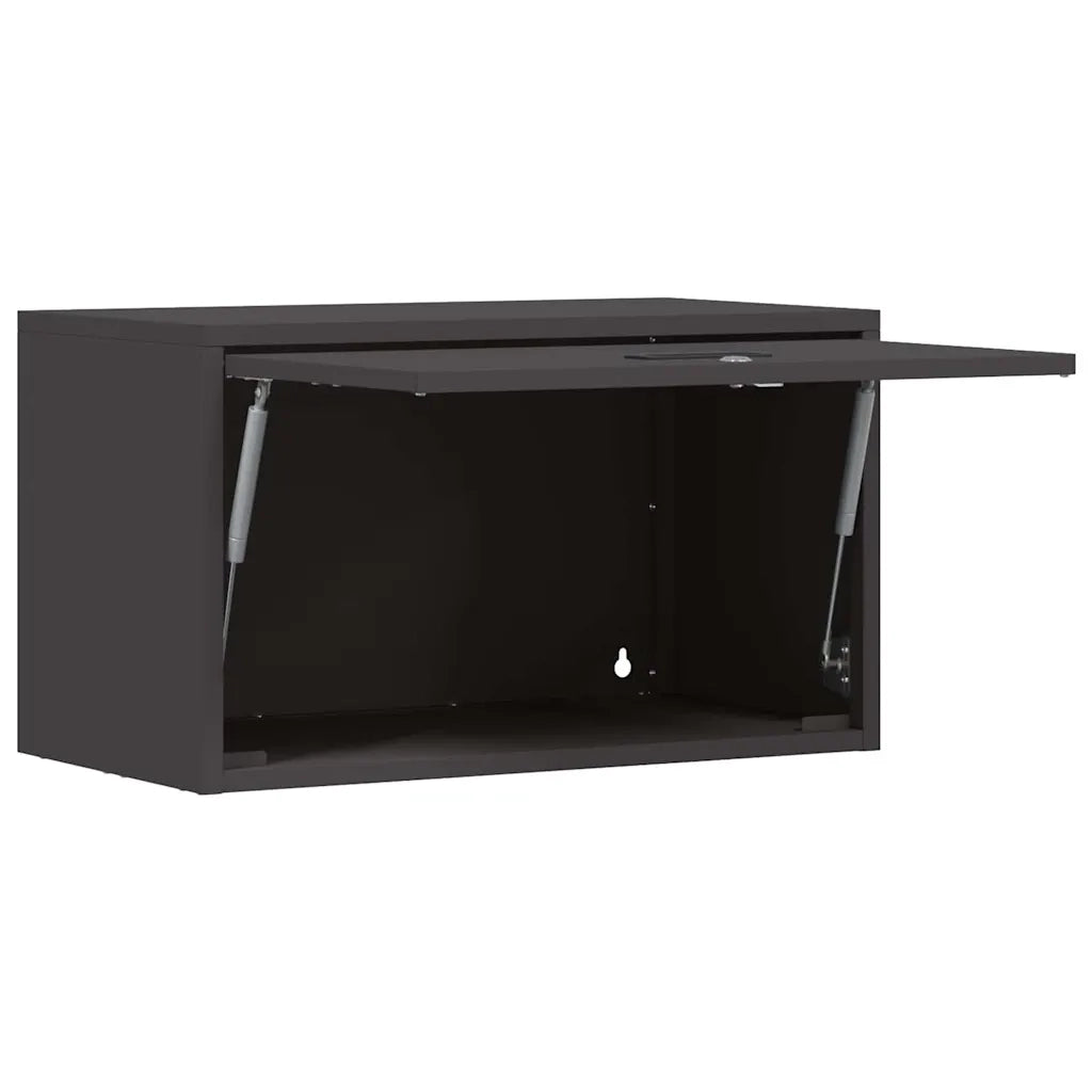 Armadio a muro per garage Nero 60 x 33 x 35 cm 883280