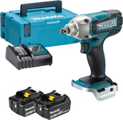 DTW190RMJ - Avvitatore a impulsi LXT agli ioni di litio da 18 V, con 2 batterie agli ioni di litio da 4,0 Ah e caricatore in custodia Makpac