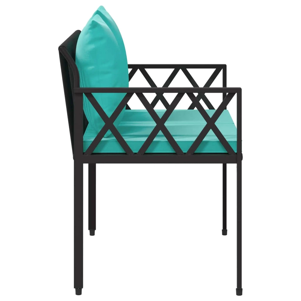 Panchine da esterno 2 -Seater 116 x 56 x 75 cm polyrattan 42025356