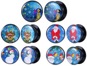 Piercing acril - accessori per piercing - 7/8 pollici (22mm) - set di gauge a vite - accessori trendy - adatti per ogni occasione