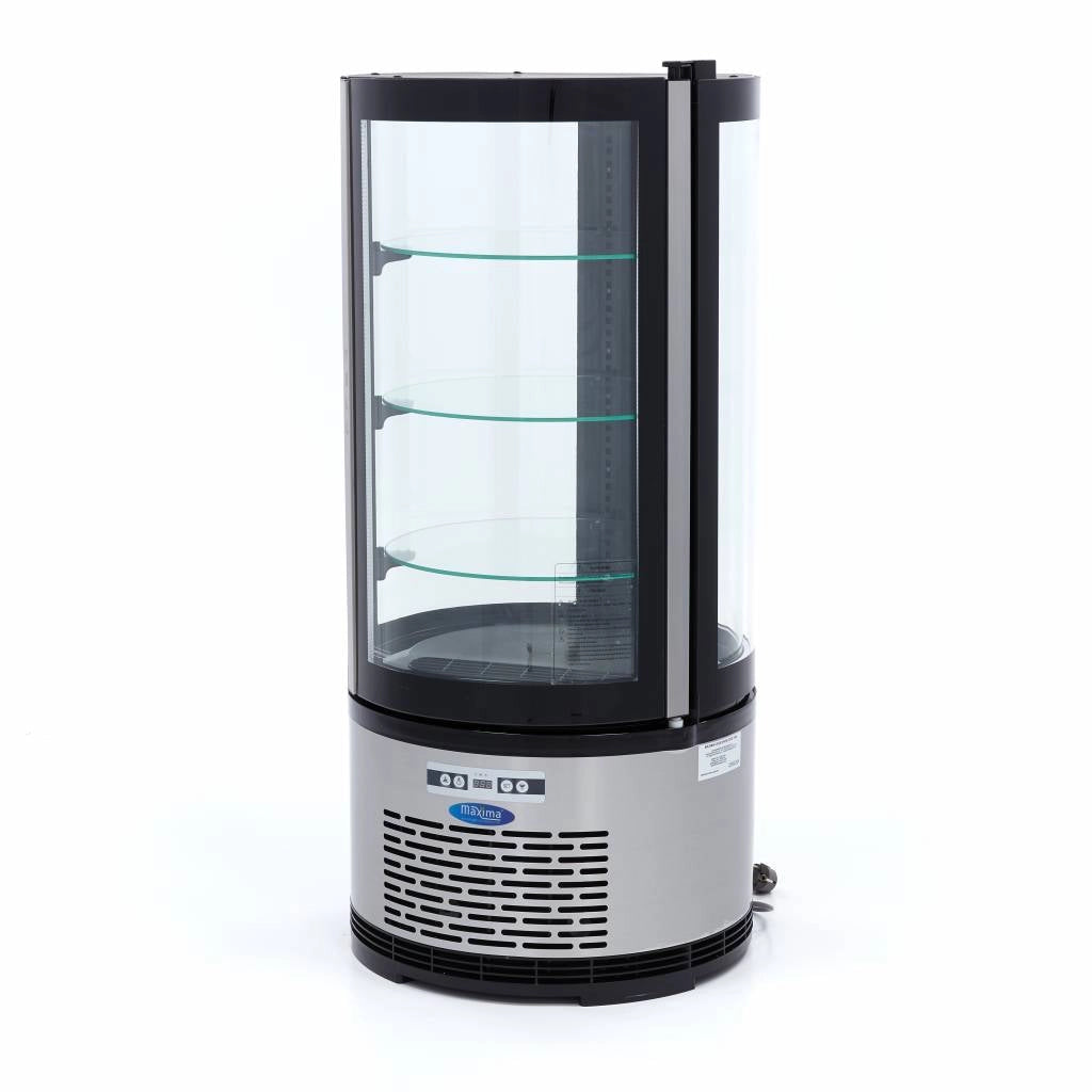 Vetrina per Pasticceria - 100L - 48cm - Rotondo
