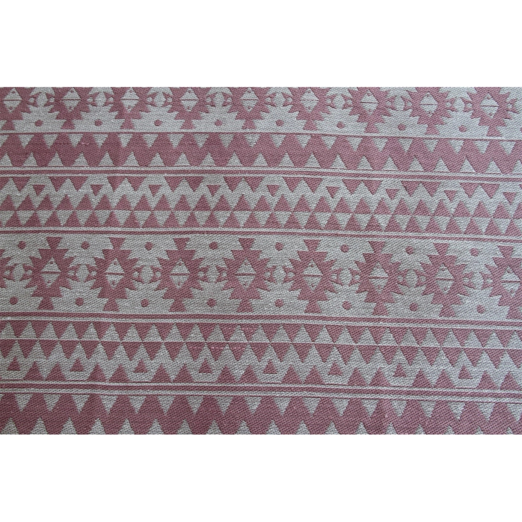 Tappeto Sunny Pink con motivo etnico per interno ed esterno
