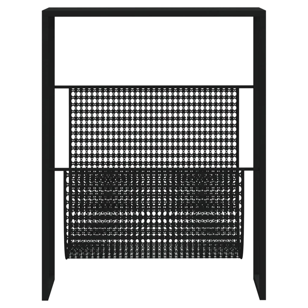 Portariviste Nero 35x15x45 cm in Acciaio CFW7764102