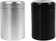 Contenitori in Alluminio per Magazzino - Contenitori Aria Tettura - Formato Portatile - 60 ml - Ideali per Caffè e Tè - Adatti per Spezie e S