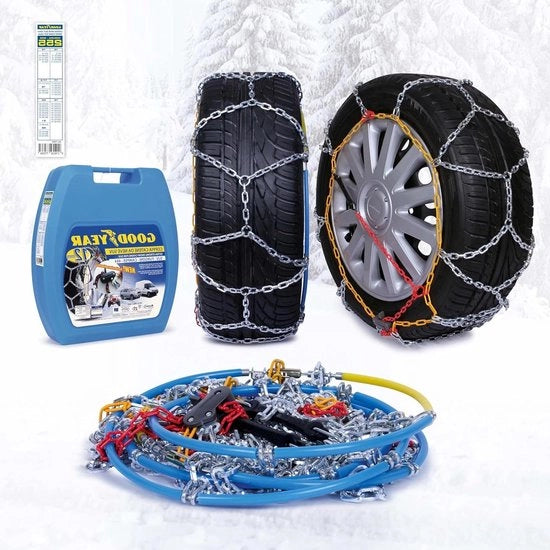 Sneeuwkettinge 12 mm per SUV - Camionette e camper - Sistema di espansione automatico - Misura 238