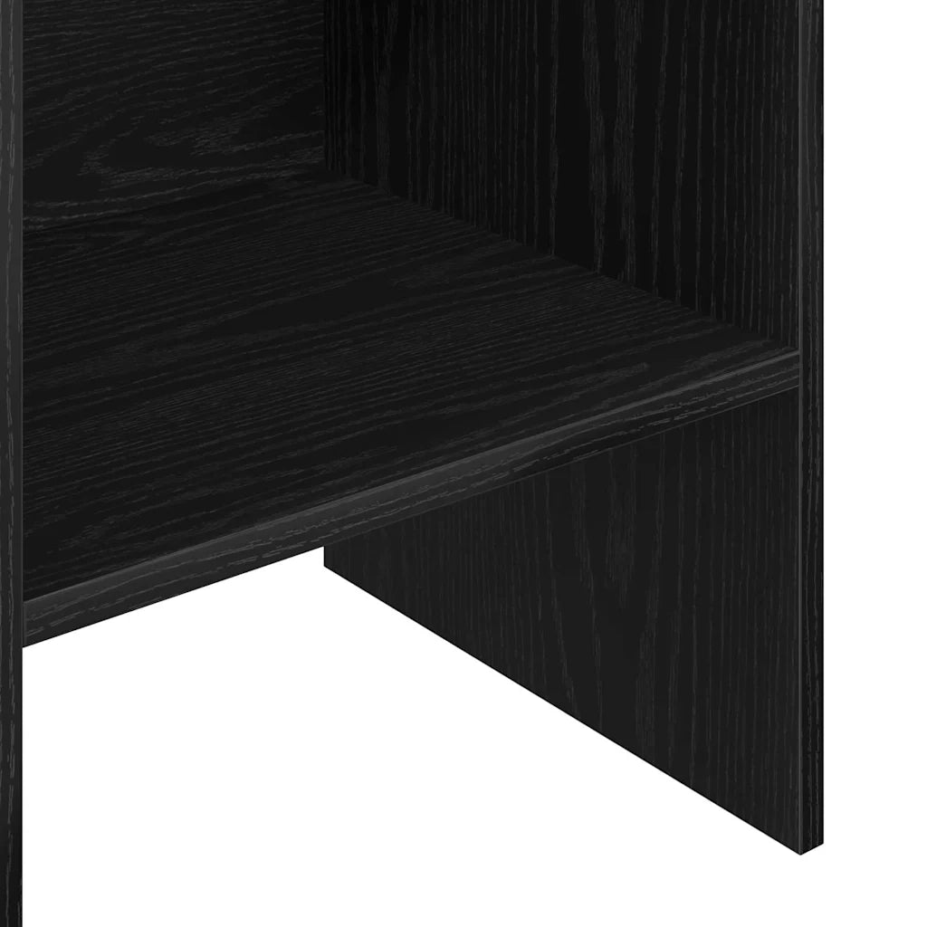 vidaXL Armadio per Libri Rovere nero 40 x 35 x 180 cm