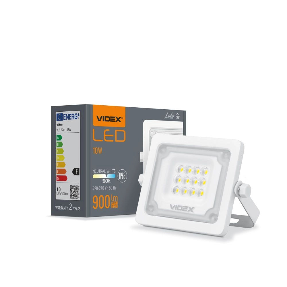 Faretto LED 10W 900lm 5000K IP65 da esterno LUCA Videx