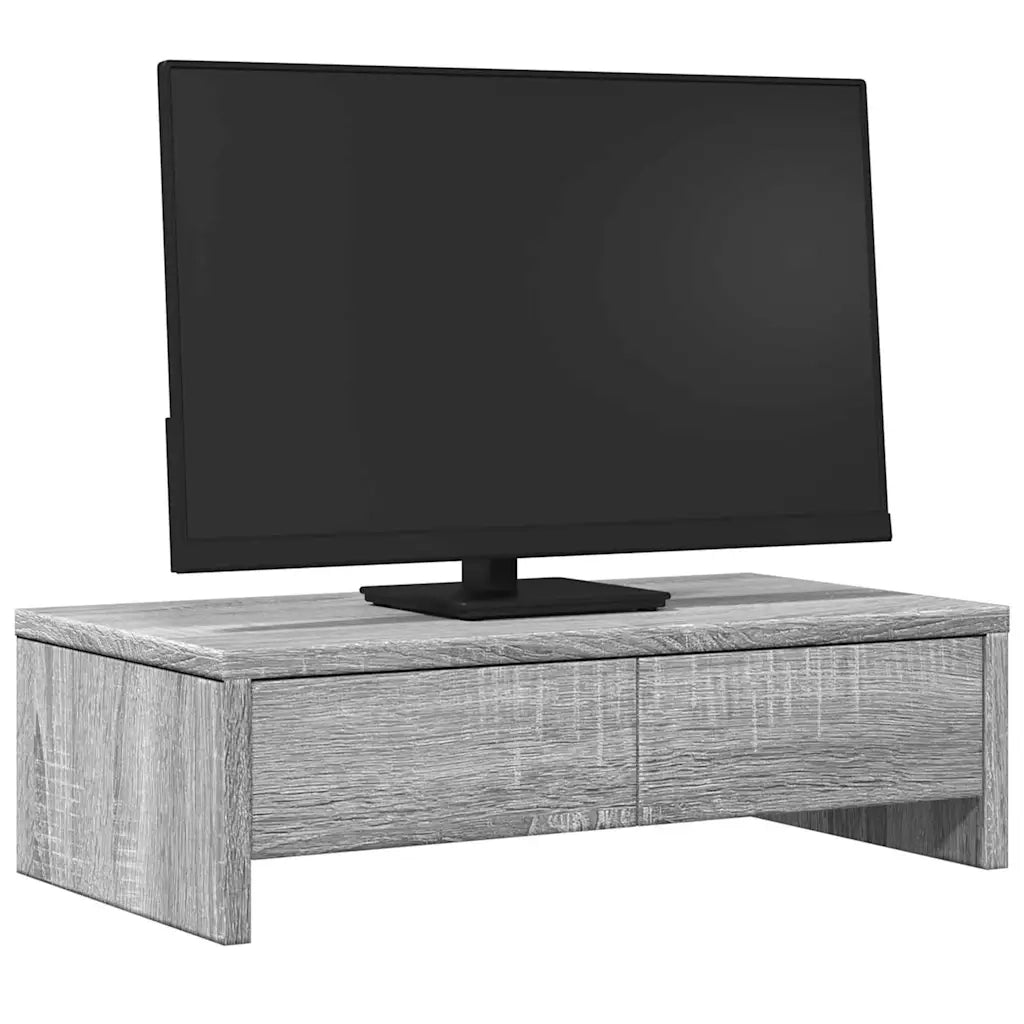 Supporto Monitor con Cassetti Grigio 50x27x15 cm in Truciolato CFW8496537