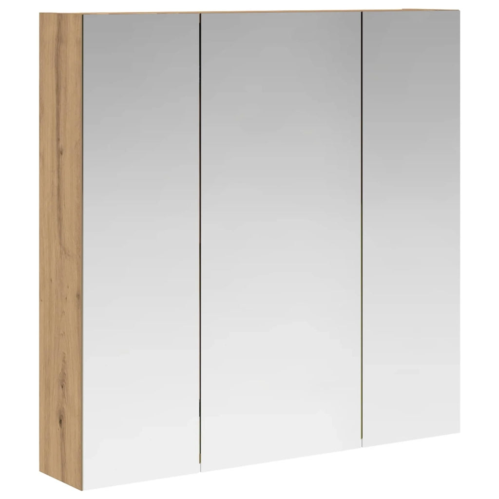 Mobiletto per specchio da bagno Rovere Artigianale