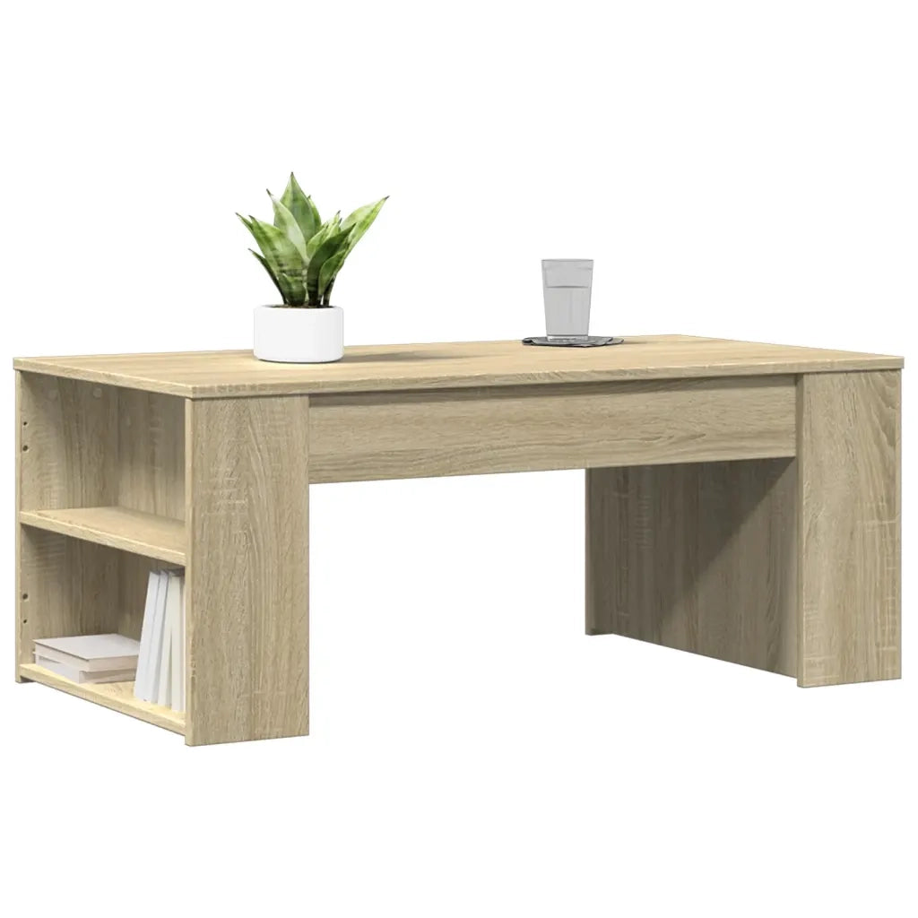 Tavolino da Salotto Rovere Sonoma 102x55x42cm Legno Multistrato 831855
