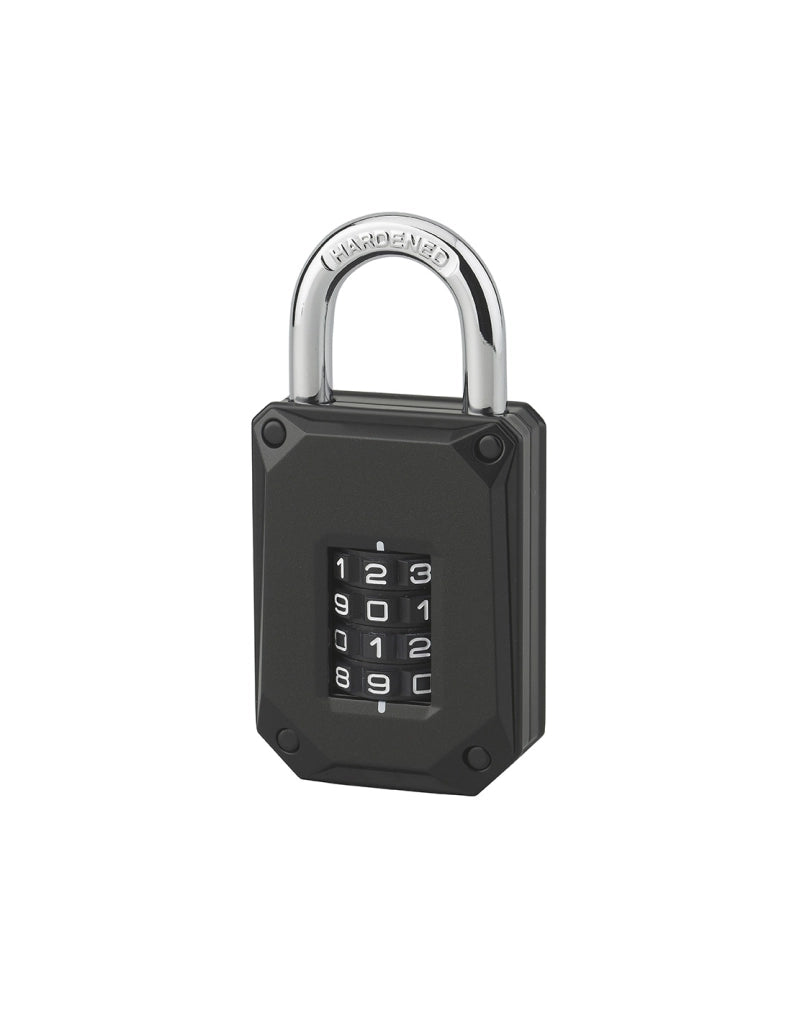 Lucchetto a combinazione Code-X, 4 cifre, interno, arco in acciaio, 45mm, nero - THIRARD