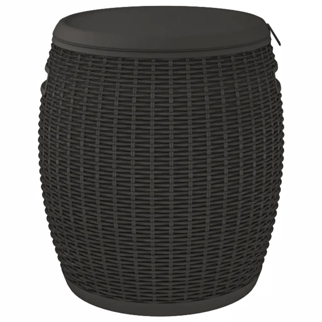 Contenitore da Giardino 4 in 1 Polipropilene Nero 364155