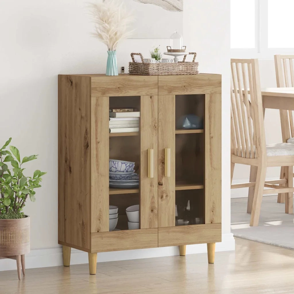 Credenza-Buffet-Armadio da cucina Rovere artigianale 69,5 x 34 x 90 cm Legno multistrato 221977