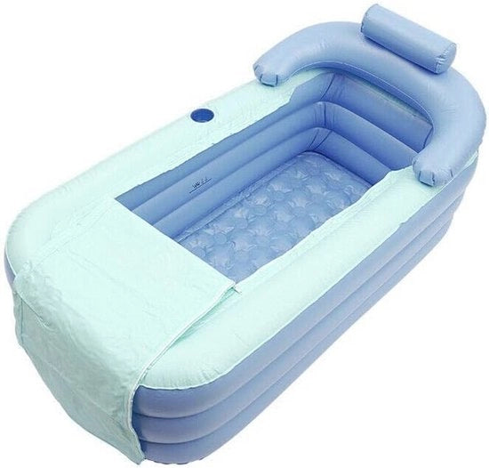 Inflabili vasche da bagno con cuscino e scarico per uso domestico e piscina