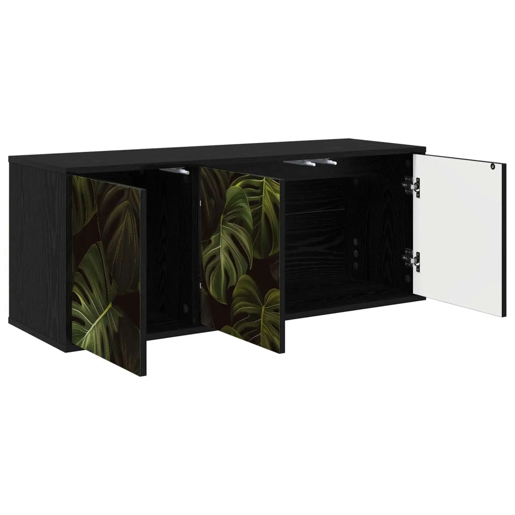 Mobile TV da Parete ELBURG 102 x 33 x 40 cm Rovere Nero 8007158