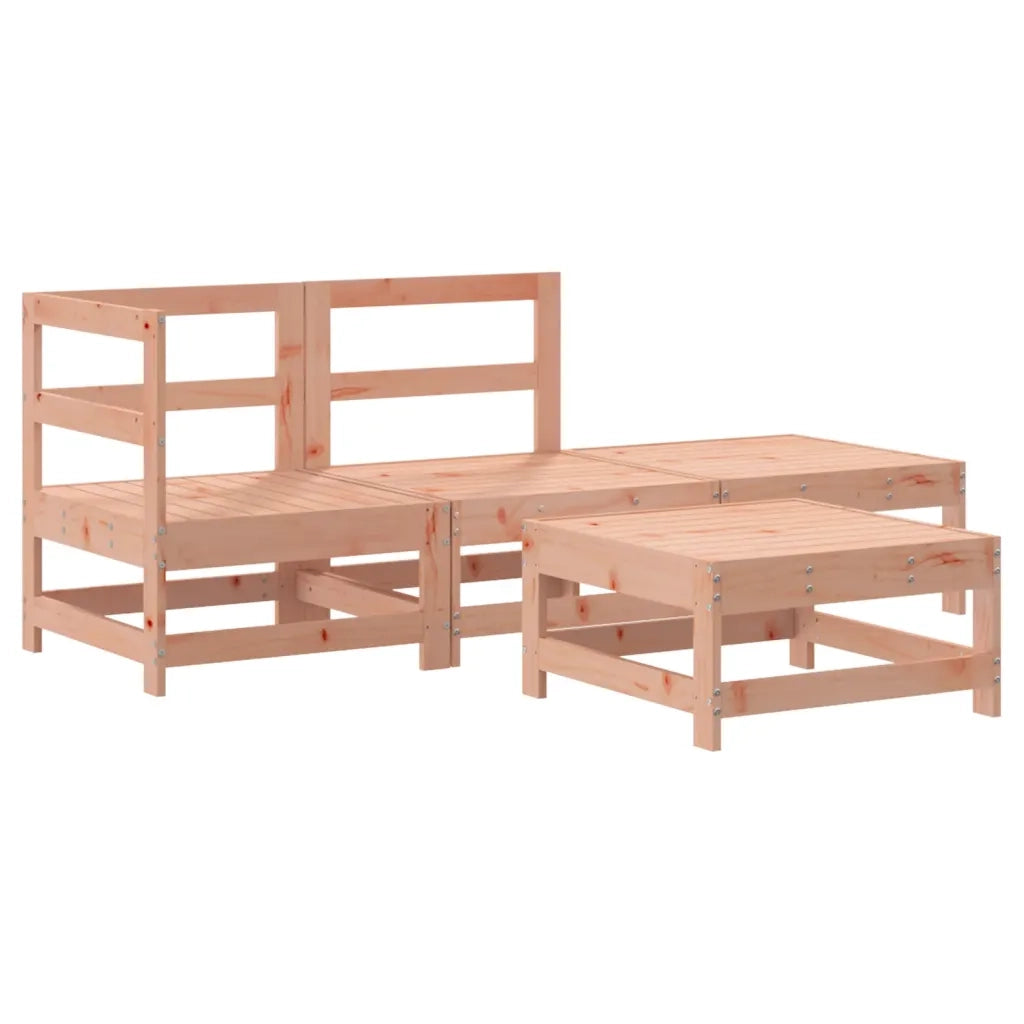 Set Salotto da Giardino 4 pz in Legno Massello di Douglascod mxl 117931