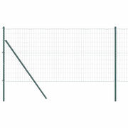 Recinzione da Giardino | Recinzione con Posto Verde 1 x 10 m Acciaio e PVC
