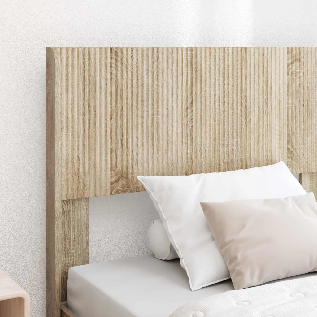 Struttura del letto con stoccaggio e testata Rovere Sonoma 3414349