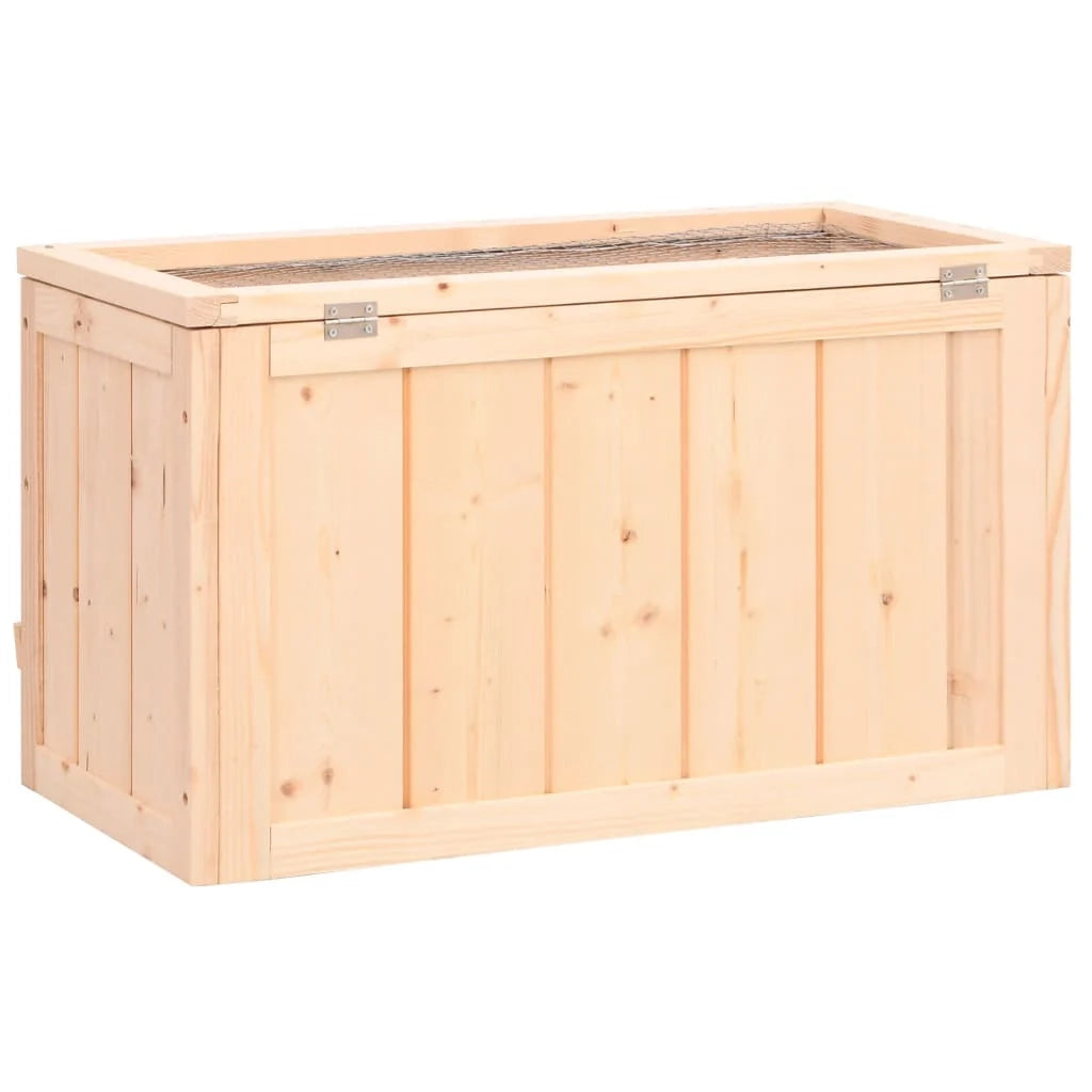 Gabbia per criceti 60 x 30 x 35 cm in legno massello di abete marrone 02_0041679