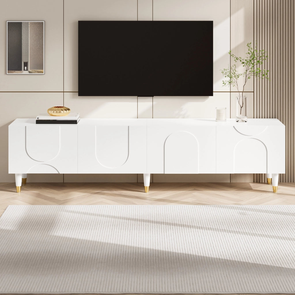 Mobile TV Lowboard ¨C MINIMAL ¨C Massello, 4 Ante, Soggiorno