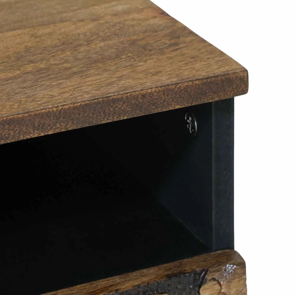 Tavolino da salotto con cassetto Marrone 80 x 54 x 40 cm