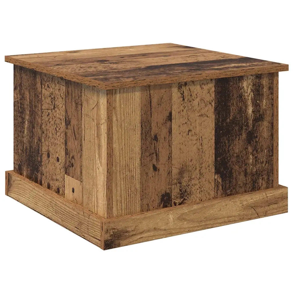 Tavolino da salotto con cassetto Legno vecchio 50 x 50 x 35 cm