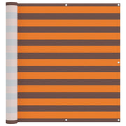 Schermo da balcone | Paravento da Balcone Arancione e Marrone 120 x 200 cm
