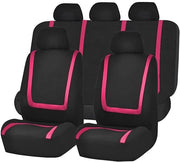 Set di protezioni per sedili 9 pezzi - Protezioni per sedili anteriori/posteriori - Protezioni per sedili per auto - Materiale ad alta respirazione/materiale resistente - Lavabile/reciclabile - Spessore dello schiuma 0,6 cm - Protezioni per sedili