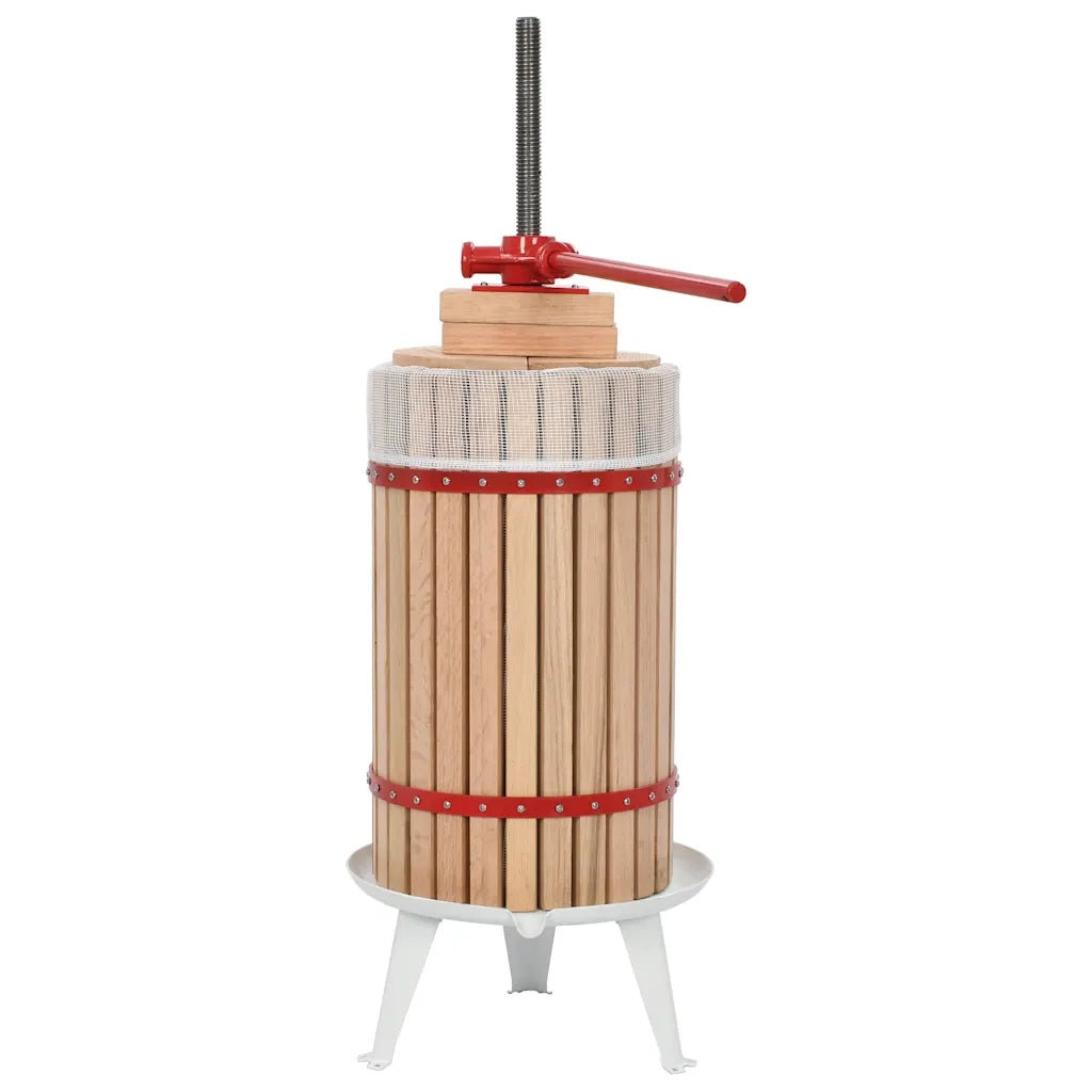 Torchio per Frutta e Vino con Sacco in Tessuto 30 L Rovere 144745