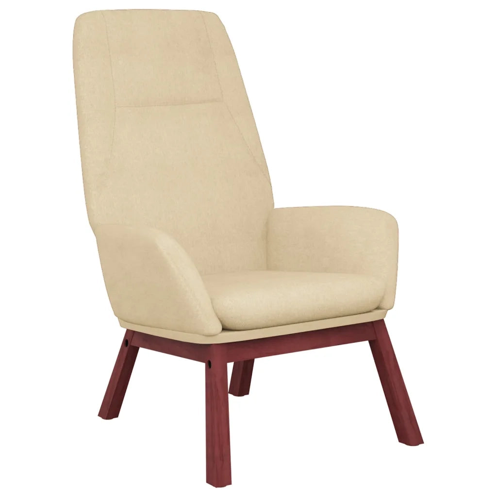 Sedia Relax Crema in Tessuto cod mxl 14227
