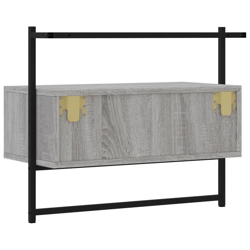 Mobile TV a Muro | Armadietto TV | Mobile Porta TV Grigio Sonoma 60,5x30x51 cm Legno Multistrato