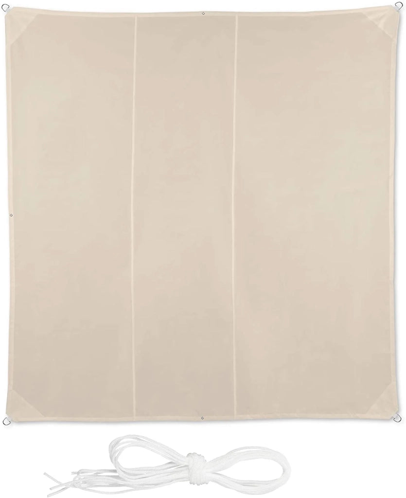 Vela ombreggiante quadrata 4 x 4 m beige 13_0002942_3
