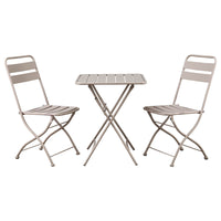 Set Tavolino e 2 Sedie Pieghevoli da Giardino Mia Talpa