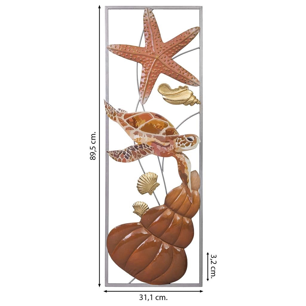 Carta da parati decorativa in metallo 31,1x89,5x3,2