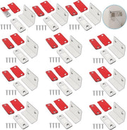 Magneetti a forma di L per porte - 12 pezzi, adesivi a secco e adatti per mobili
