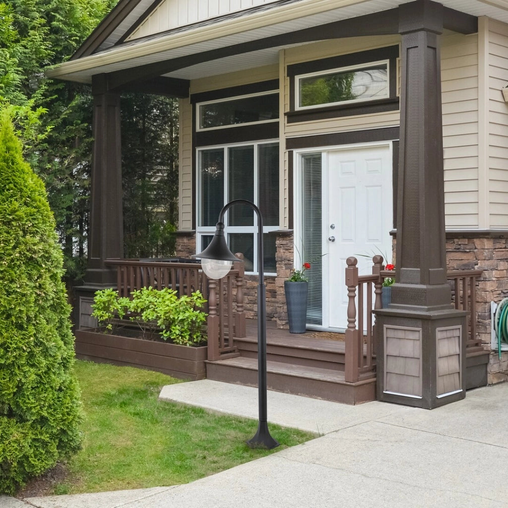 Lampione da giardino Konstanz nero E27 IP44 Rabalux