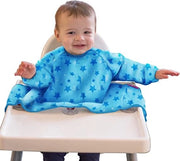 Vestito con maniche lunghe per bambini - Abito per bambini - Vestito impermeabile per neonati - Lavabile - Accessori per fissaggio a seggiolino auto - Vestito per neonati - BLW - Vestito con maniche lunghe