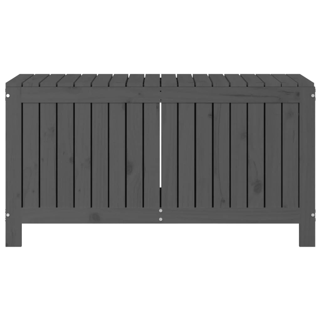 Baule portaoggetti da giardino 115 x 49 x 60 cm legno di pino grigio 02_0013078