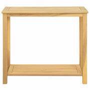 Tavolo Consolle | Tavolo d'Ingresso da giardino Acacia chiaro 80 x 35 x 75 cm