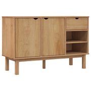 Credenza | Madia | Buffet da pranzo | Armadio da pranzo OTTA 114x43x73,5 cm in Legno Massello di Pino